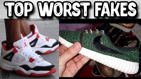 bad fake shoes|are fake shoes worth anything.